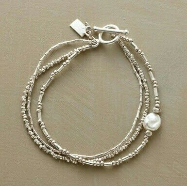 Paquete de pulseras vintage de perlas